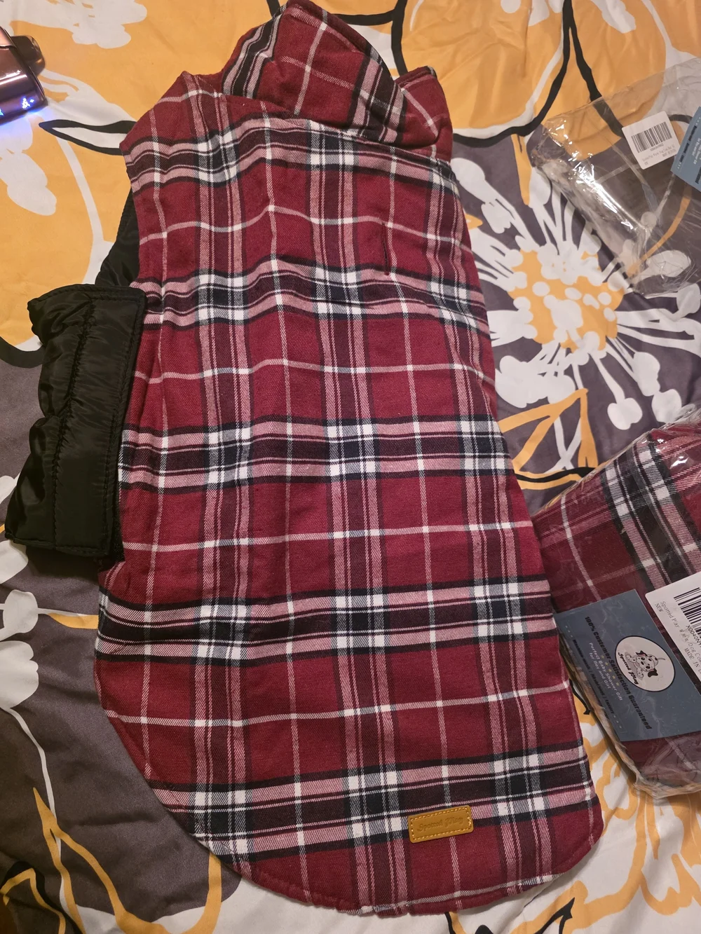Red Flannel Dog Coats